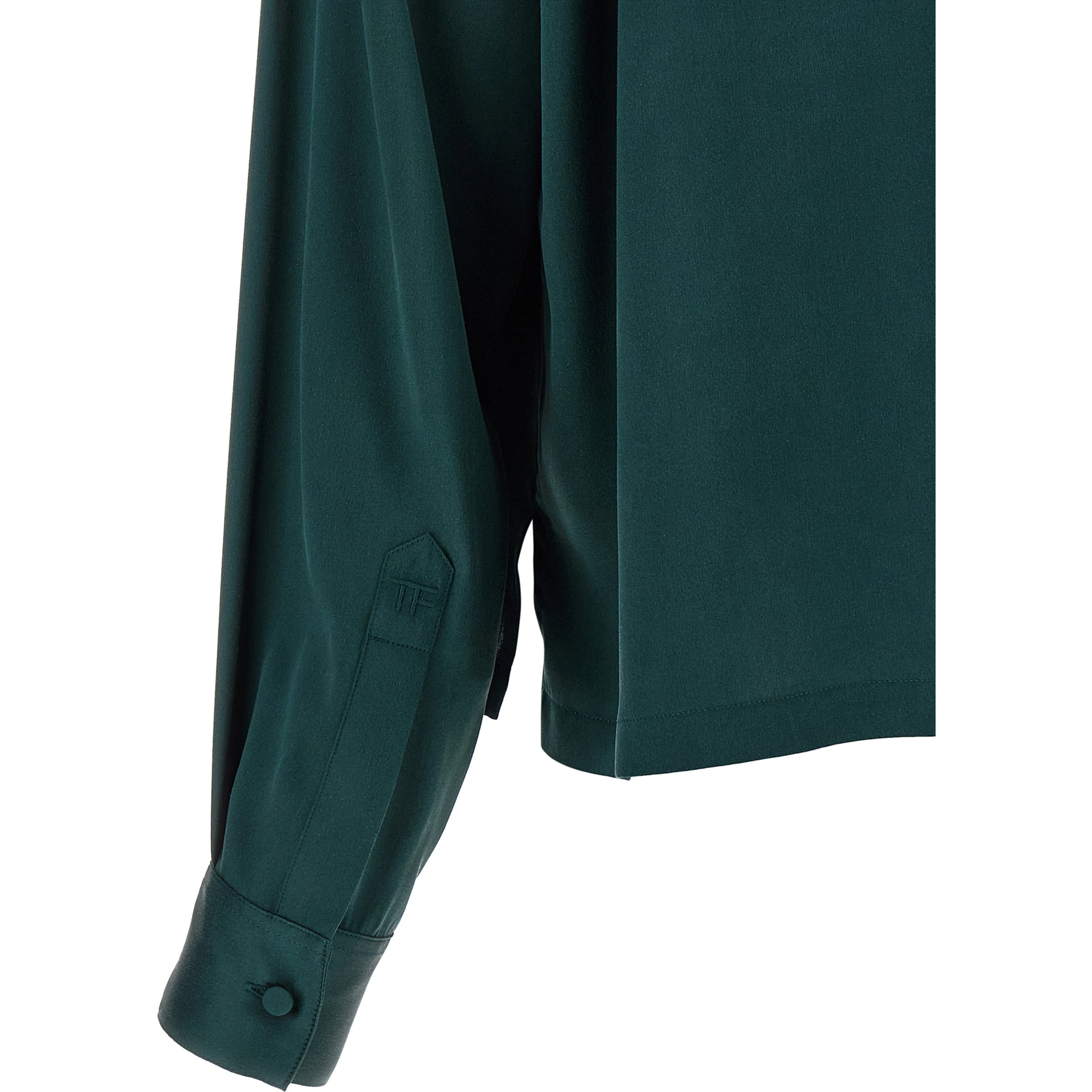 Bicolor Silk Polo Shirt