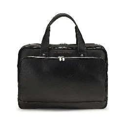Black Calf Leather Bos Taurus Handbag