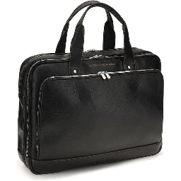 Black Calf Leather Bos Taurus Handbag