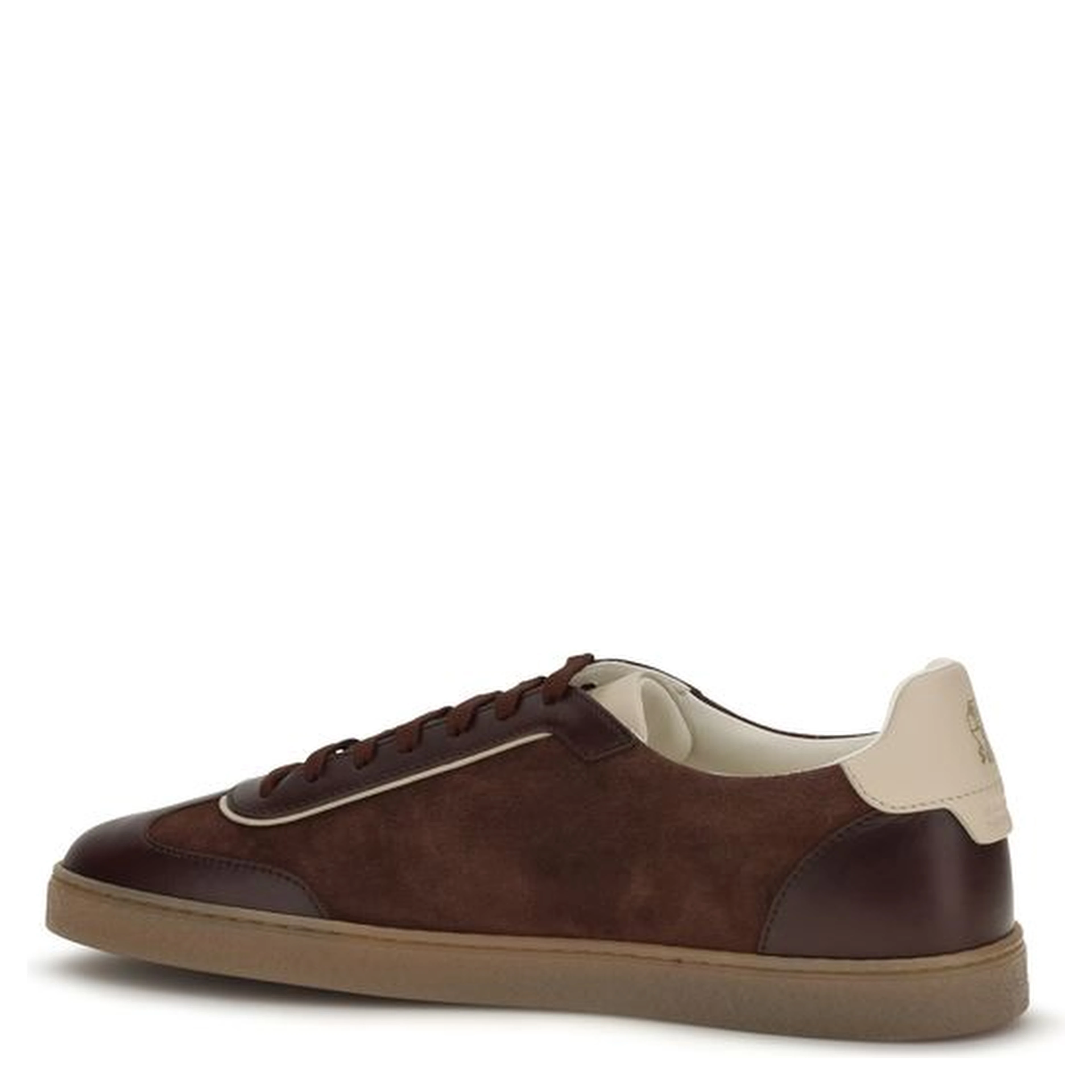 Bordeaux Calf Leather Bos Taurus Low Top Sneakers