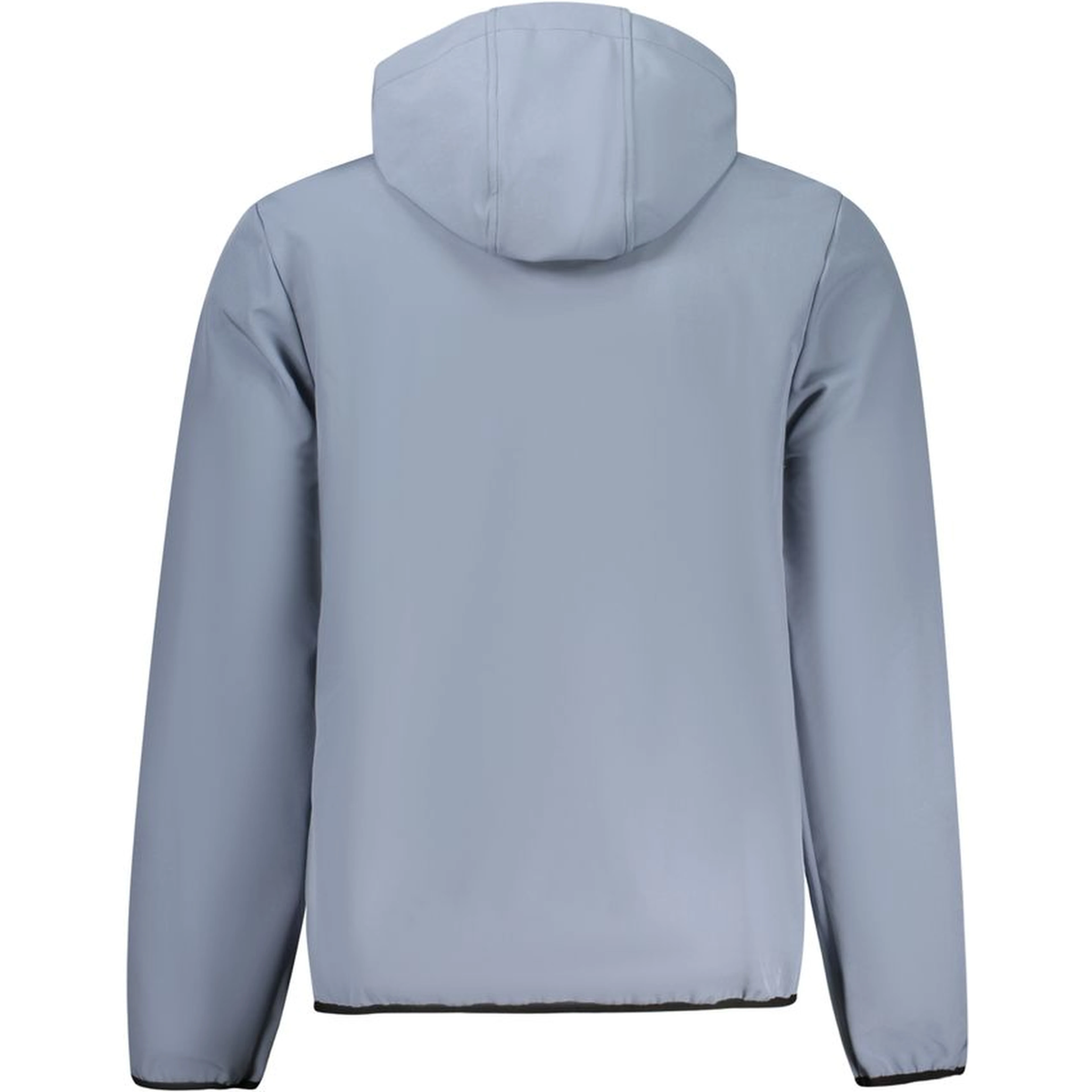 Gray Polyester Men Jacket
