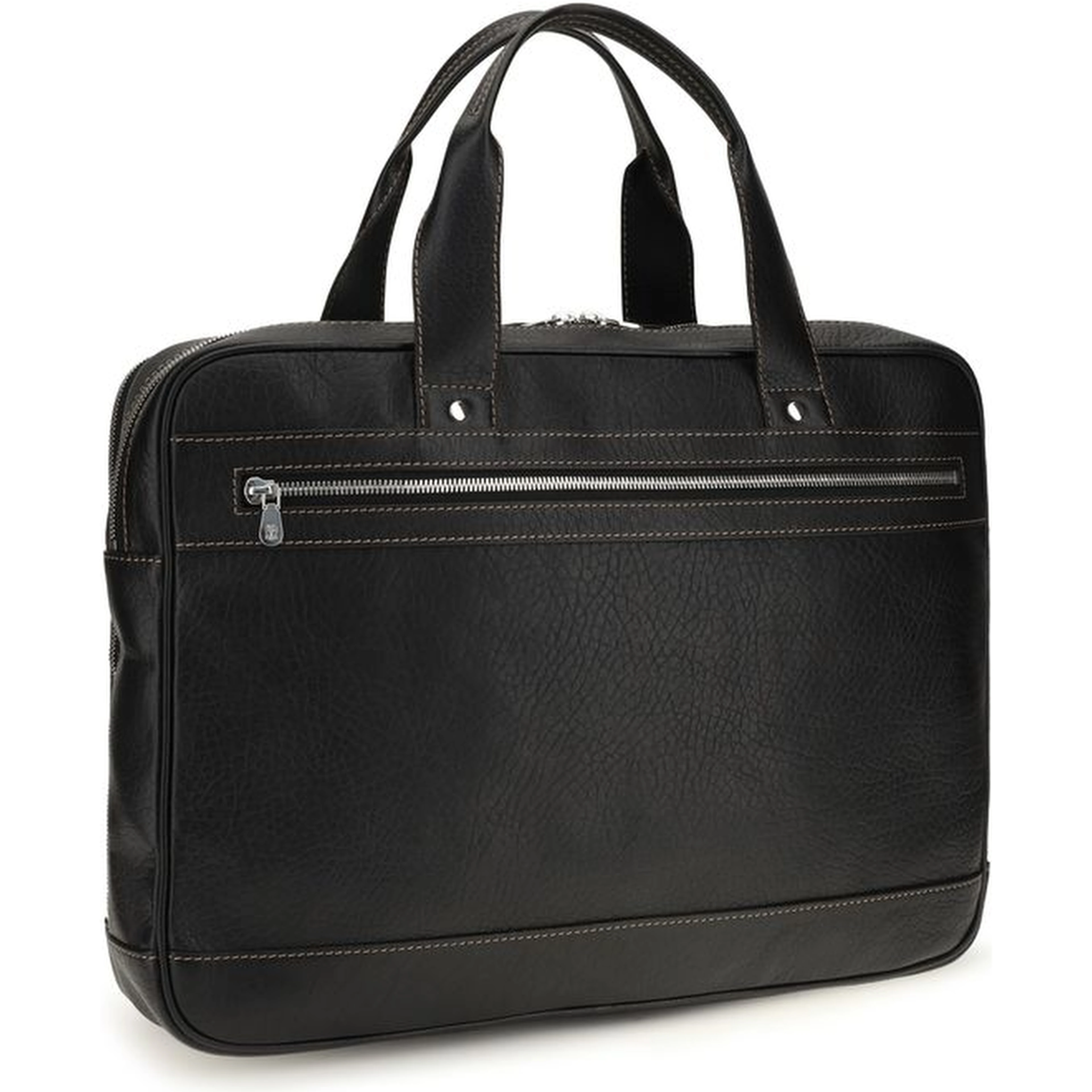 Black Calf Leather Bos Taurus Handbag