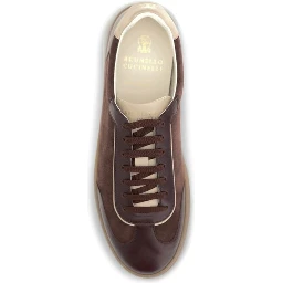 Bordeaux Calf Leather Bos Taurus Low Top Sneakers