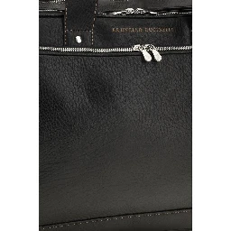 Black Calf Leather Bos Taurus Handbag