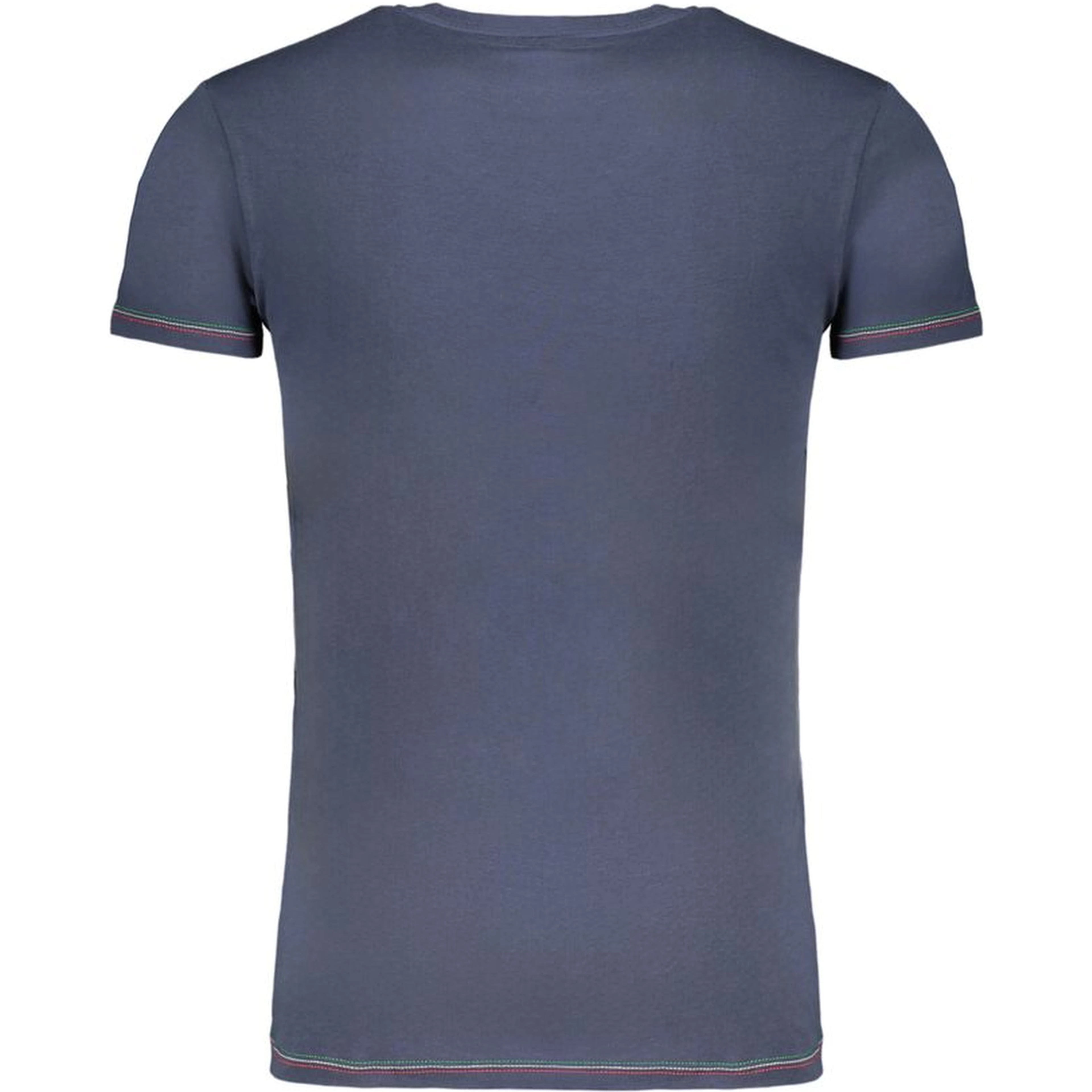 Blue Cotton Men's T-Shirt