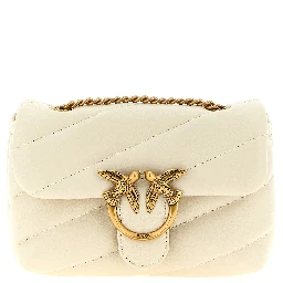 White Lambskin Crossbody Bag