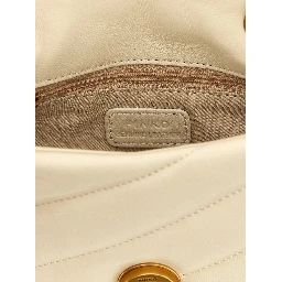 White Lambskin Crossbody Bag