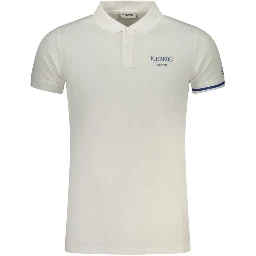 White Cotton Men's Polo Shirt