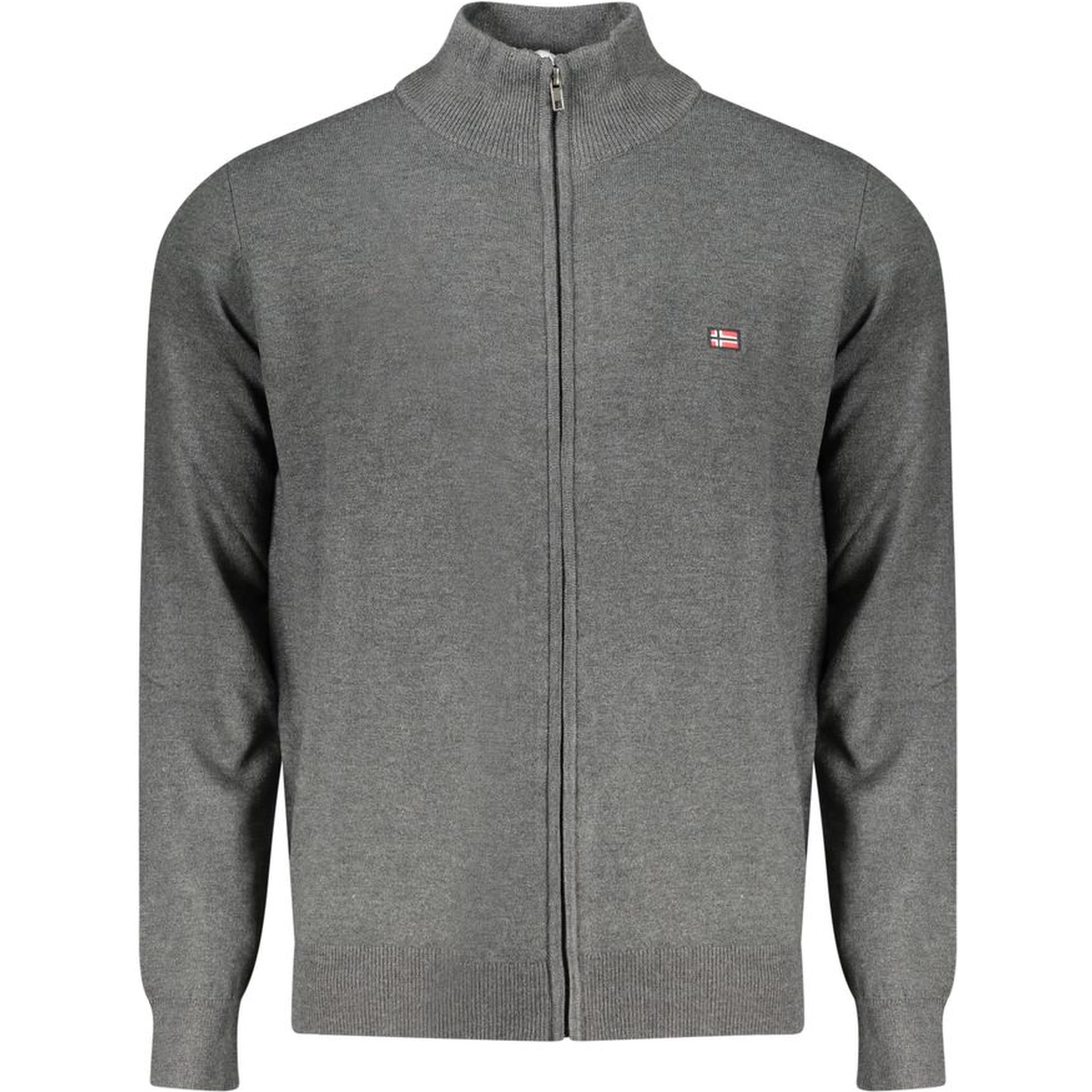 Grigio Polyamide Men Cardigan