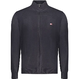 Blu Poliammide Men Cardigan