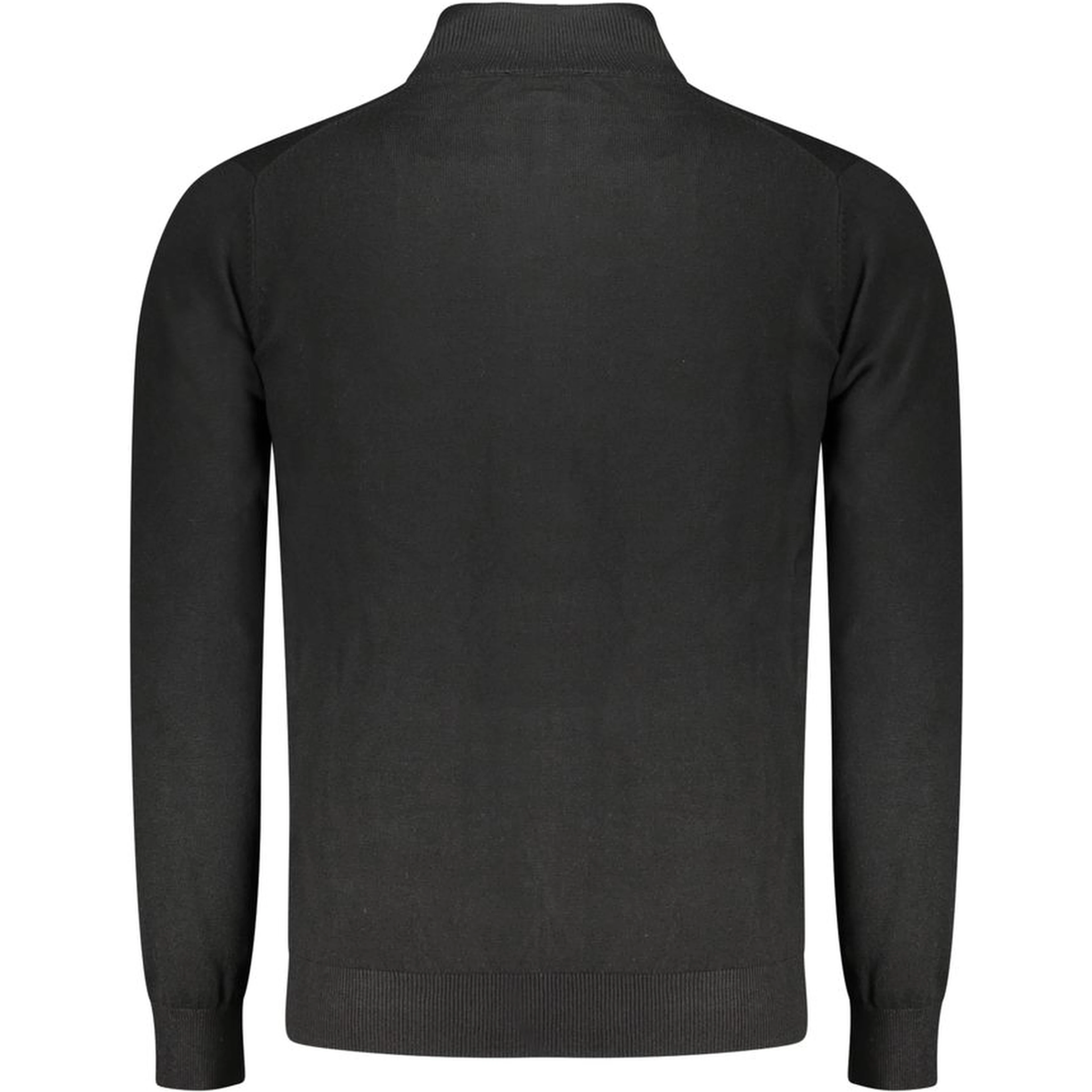 Black Wool Men Cardigan