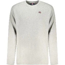 Gray Cotton Men T-Shirt