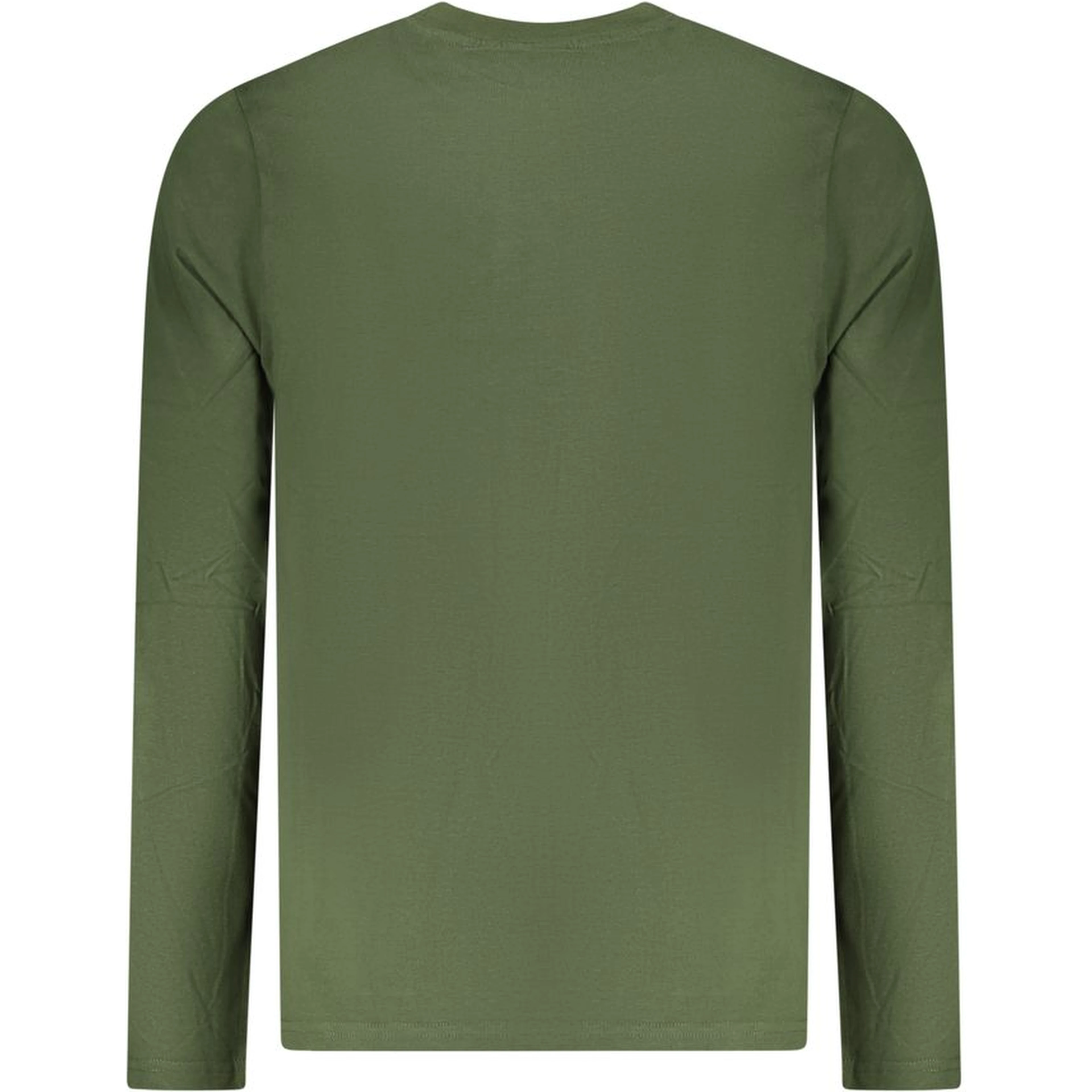 Green Cotton Men T-Shirt