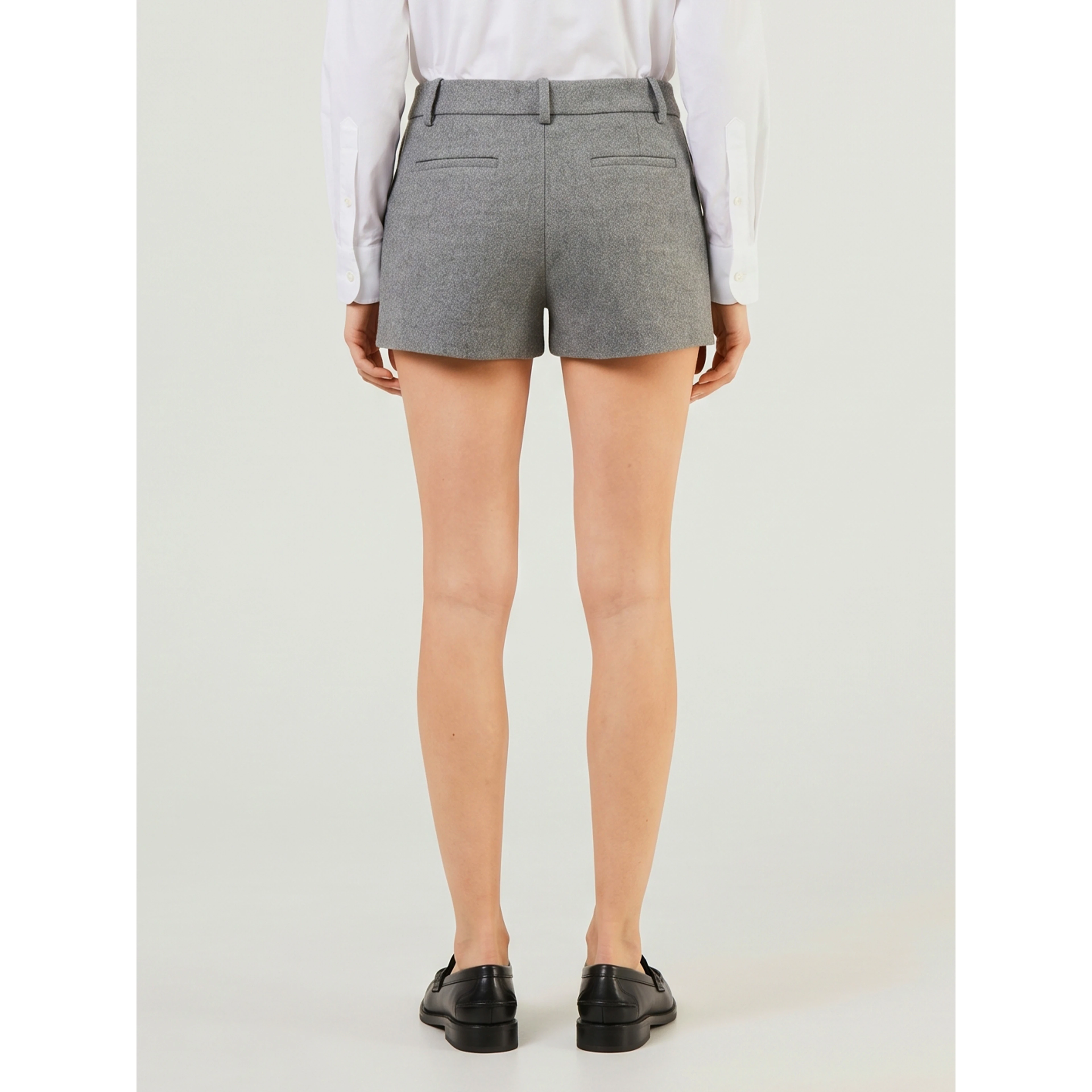 Kate mini shorts in grey mélange