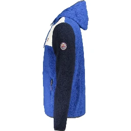 Blue Polyester Men's Jacket