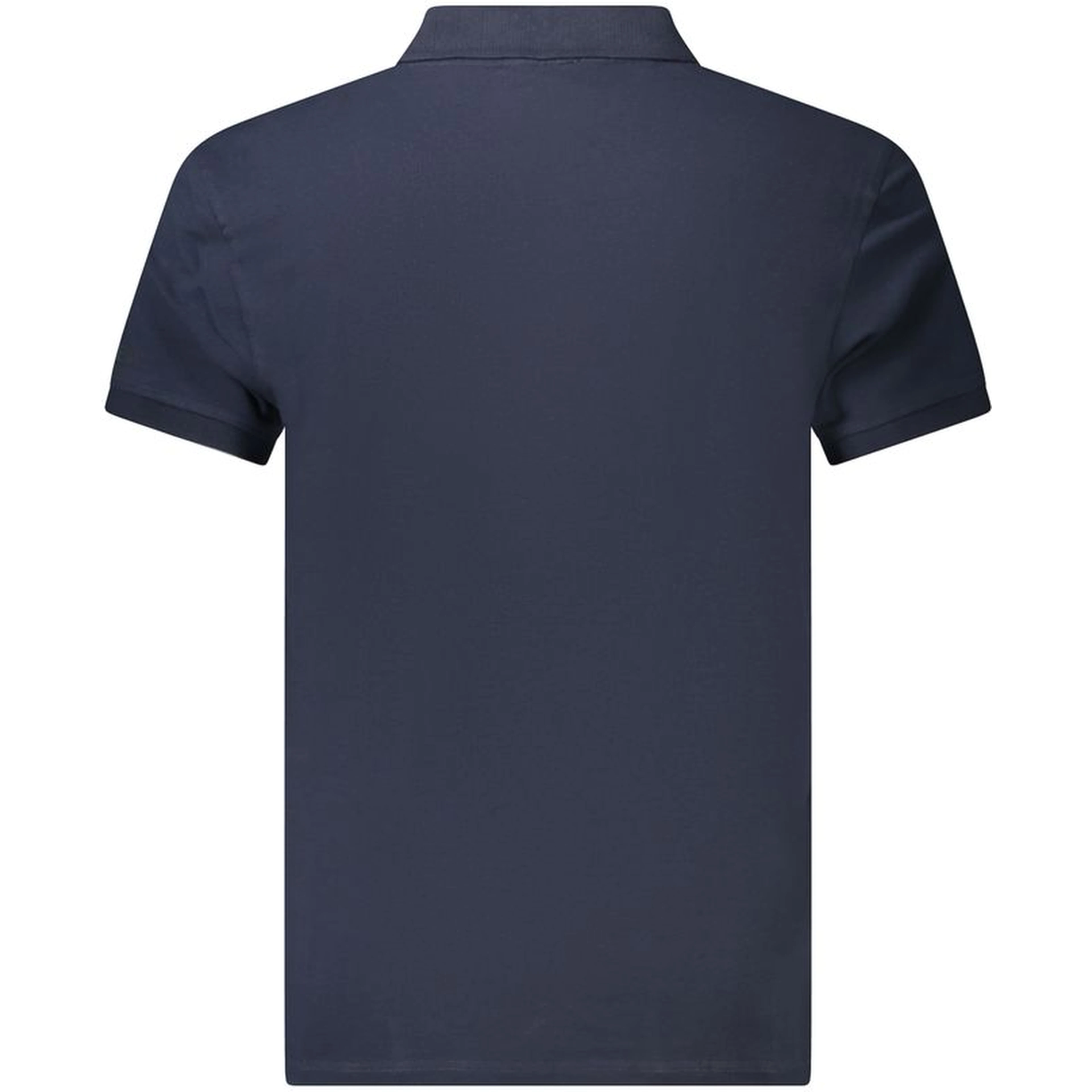 Blue Cotton Mens Polo Shirt