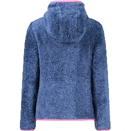 Blue Polyester Womens Sweatshirt