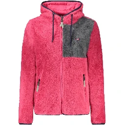 Pink Polyester Women's Sweatshirt