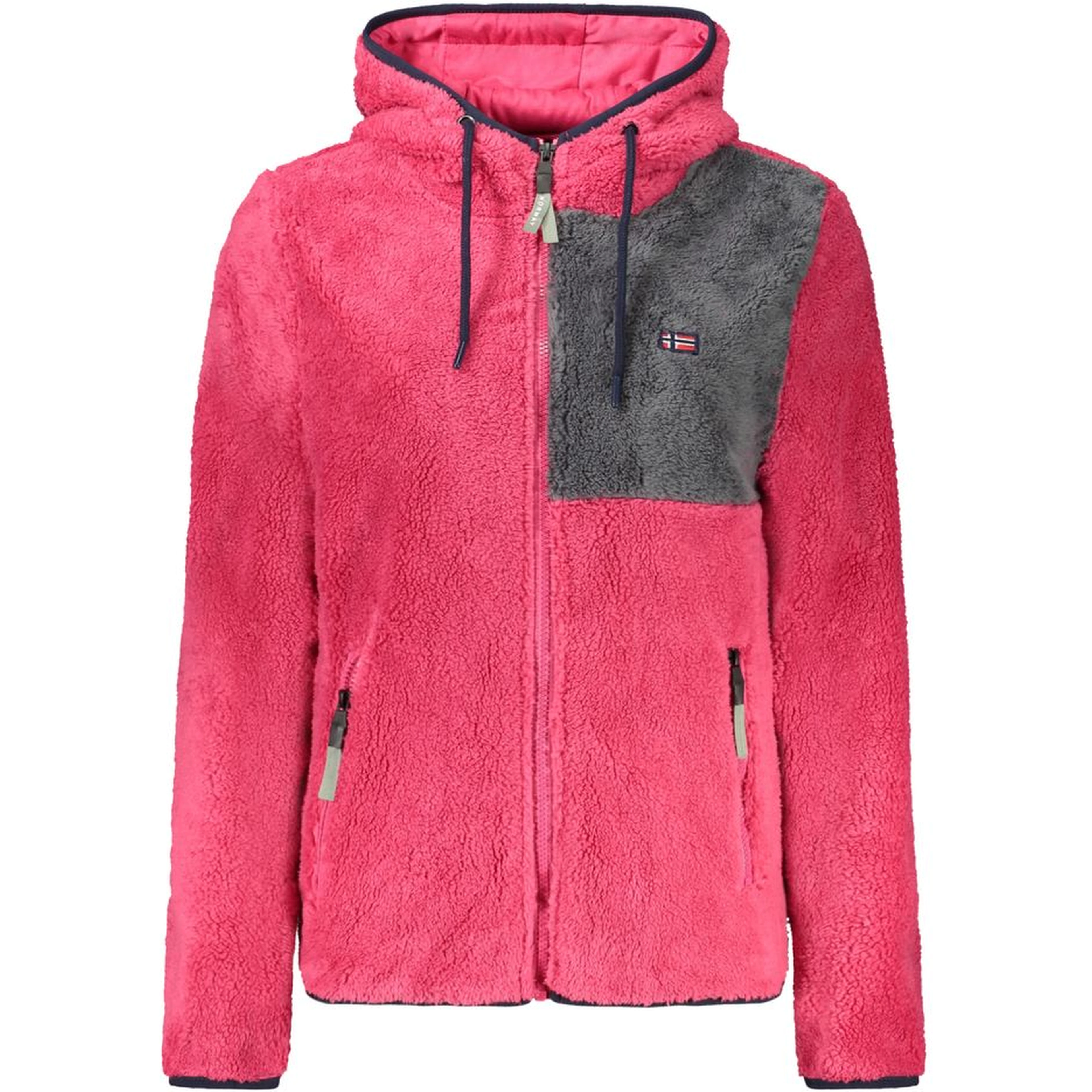 Pink Polyester Women's Sweatshirt