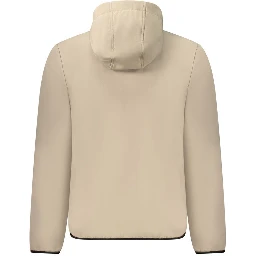 Beige Polyester Mens Jacket