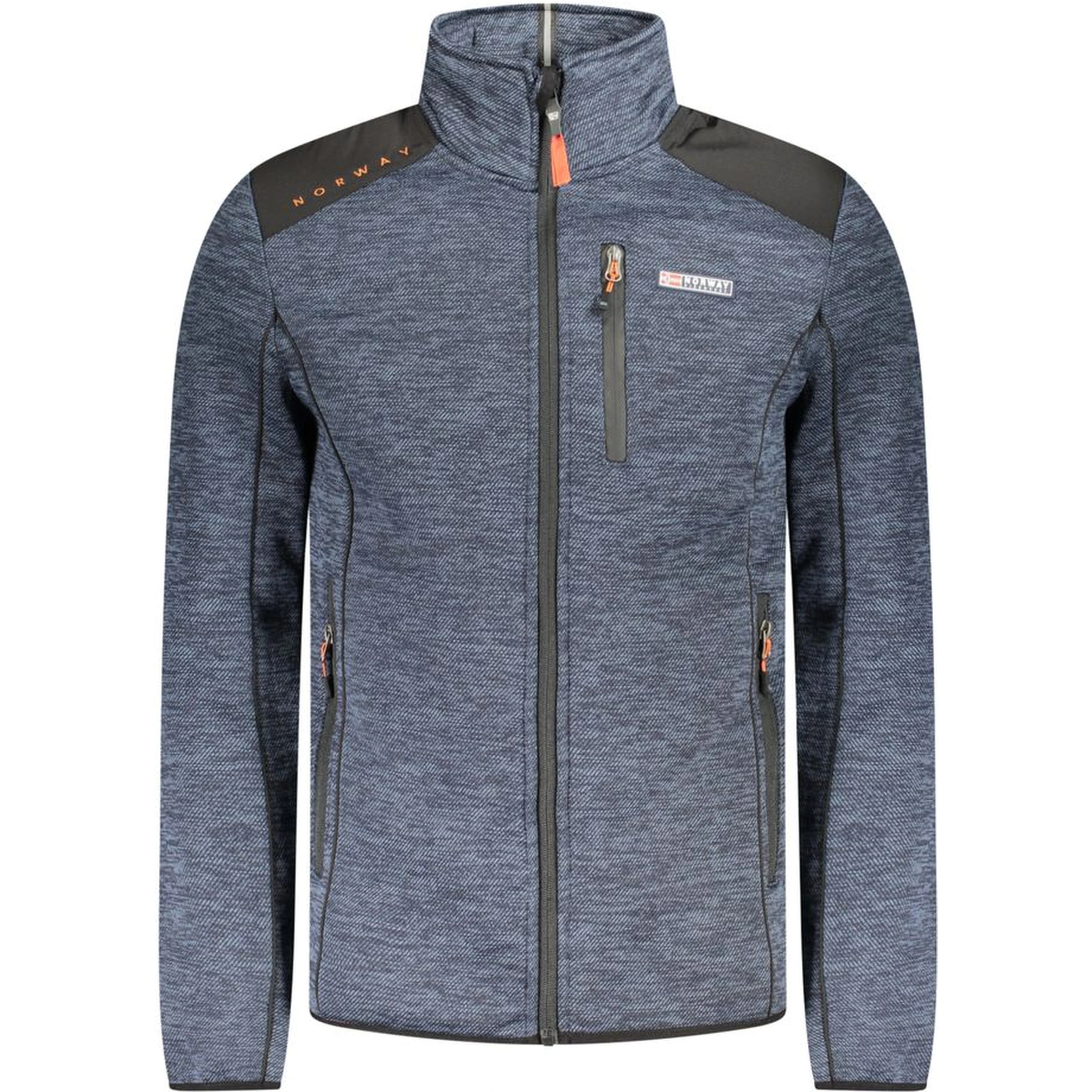 Blue Polyester Mens Jacket