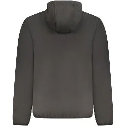 Black Polyester Men's Jacket