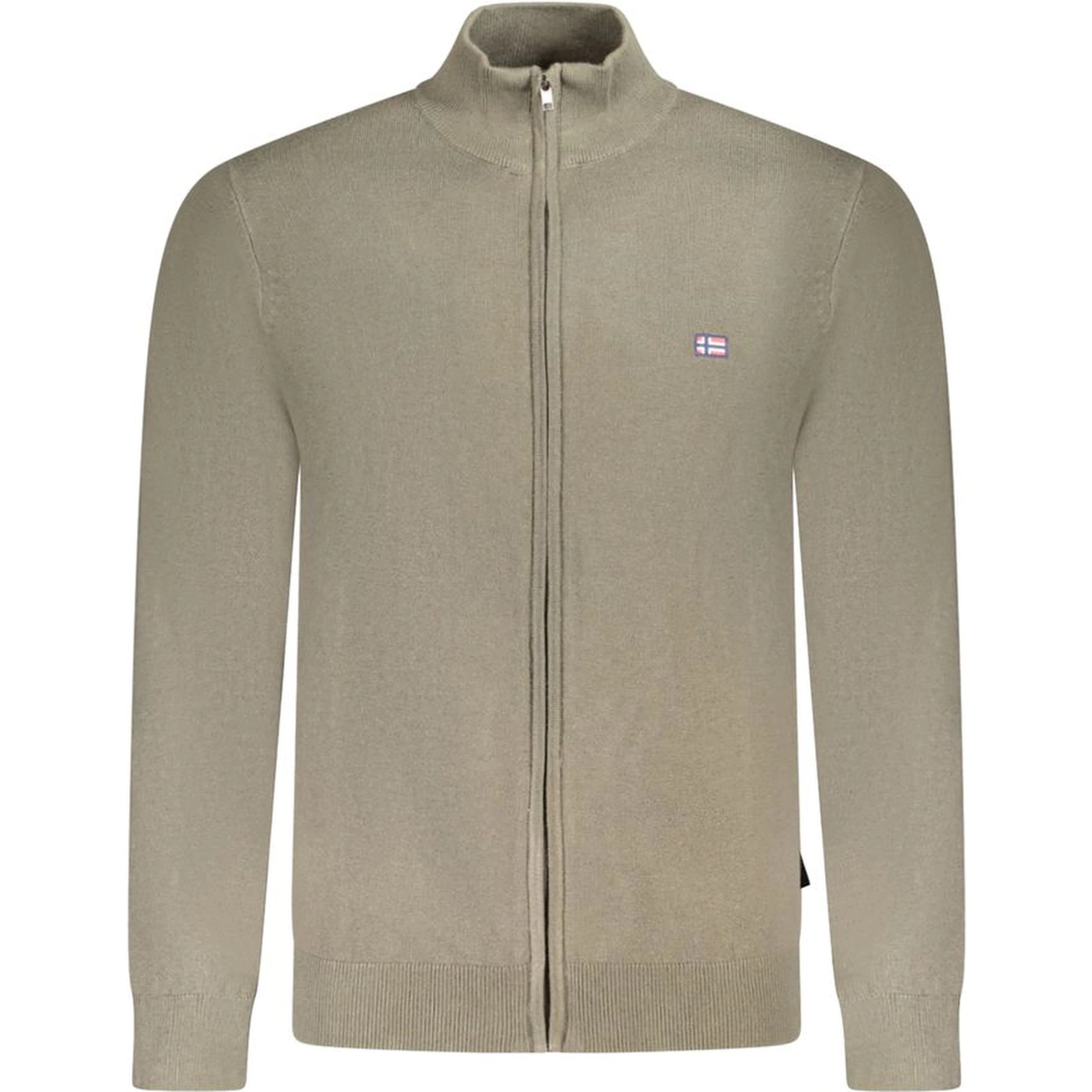 Green Polyester Men's Sweater