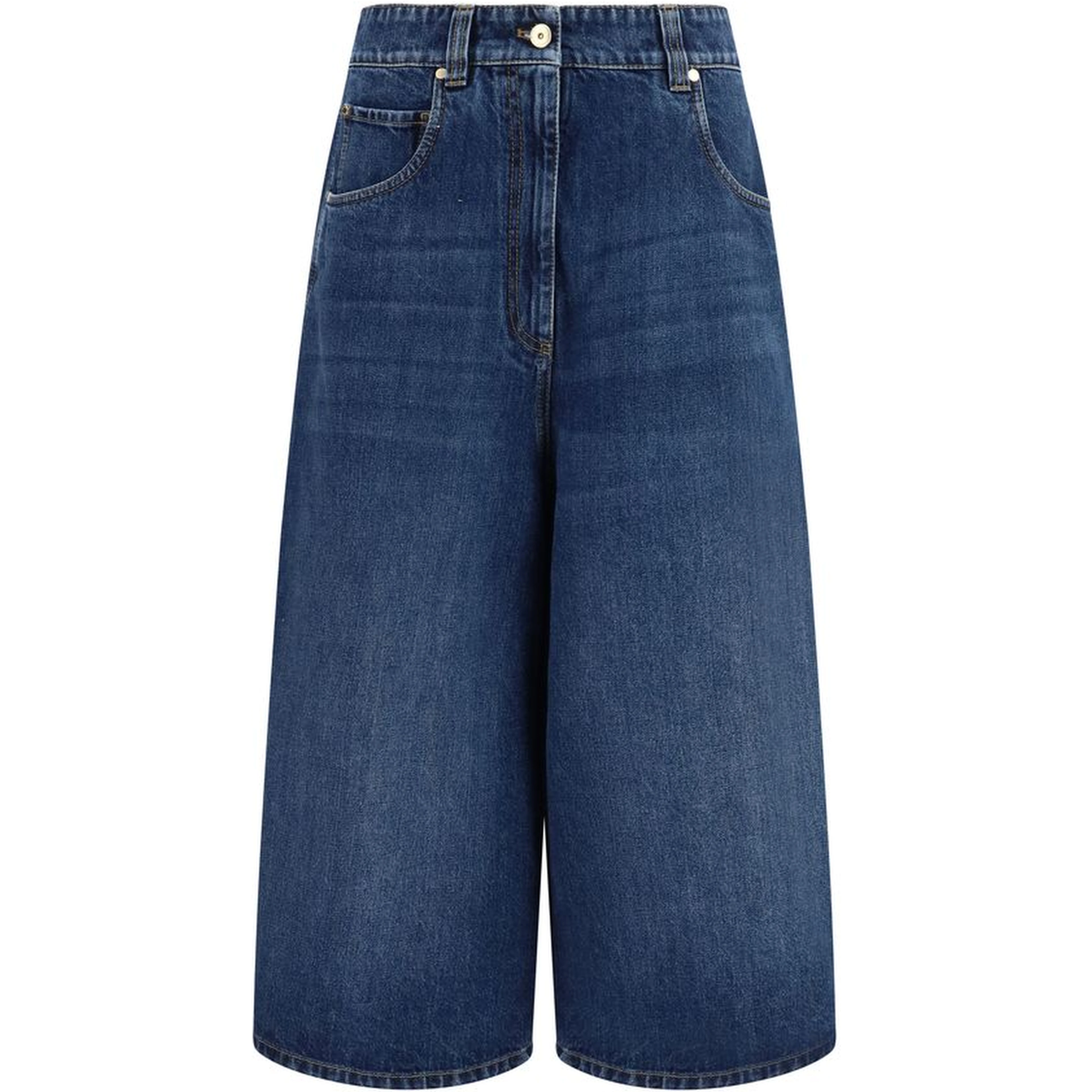 Blue Denim Shorts