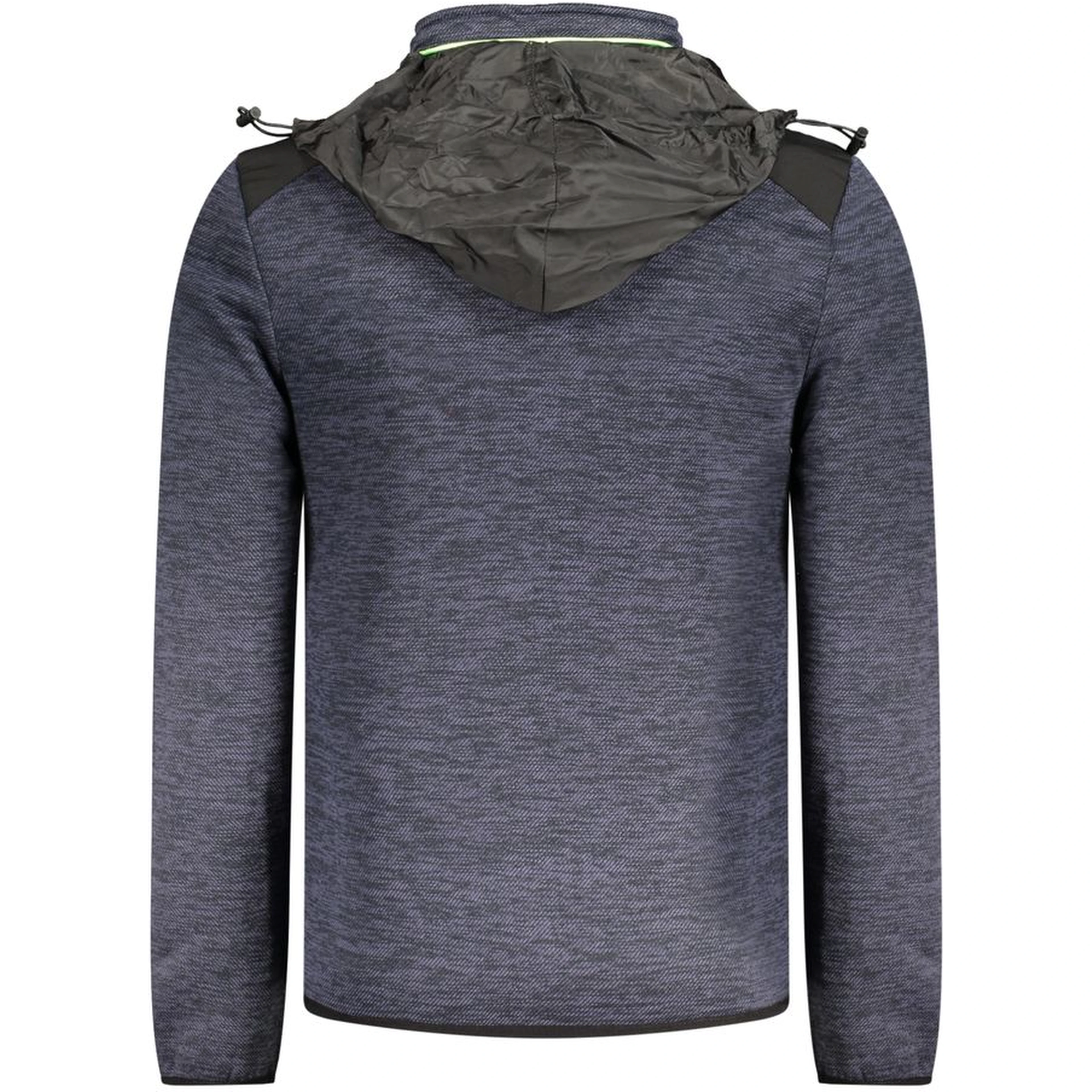 Blue Polyester Men's Jacket