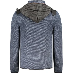 Blue Polyester Mens Jacket