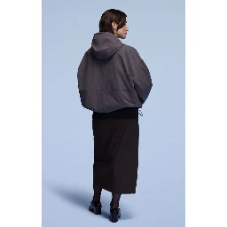 Blue Polyester Shell Jacket