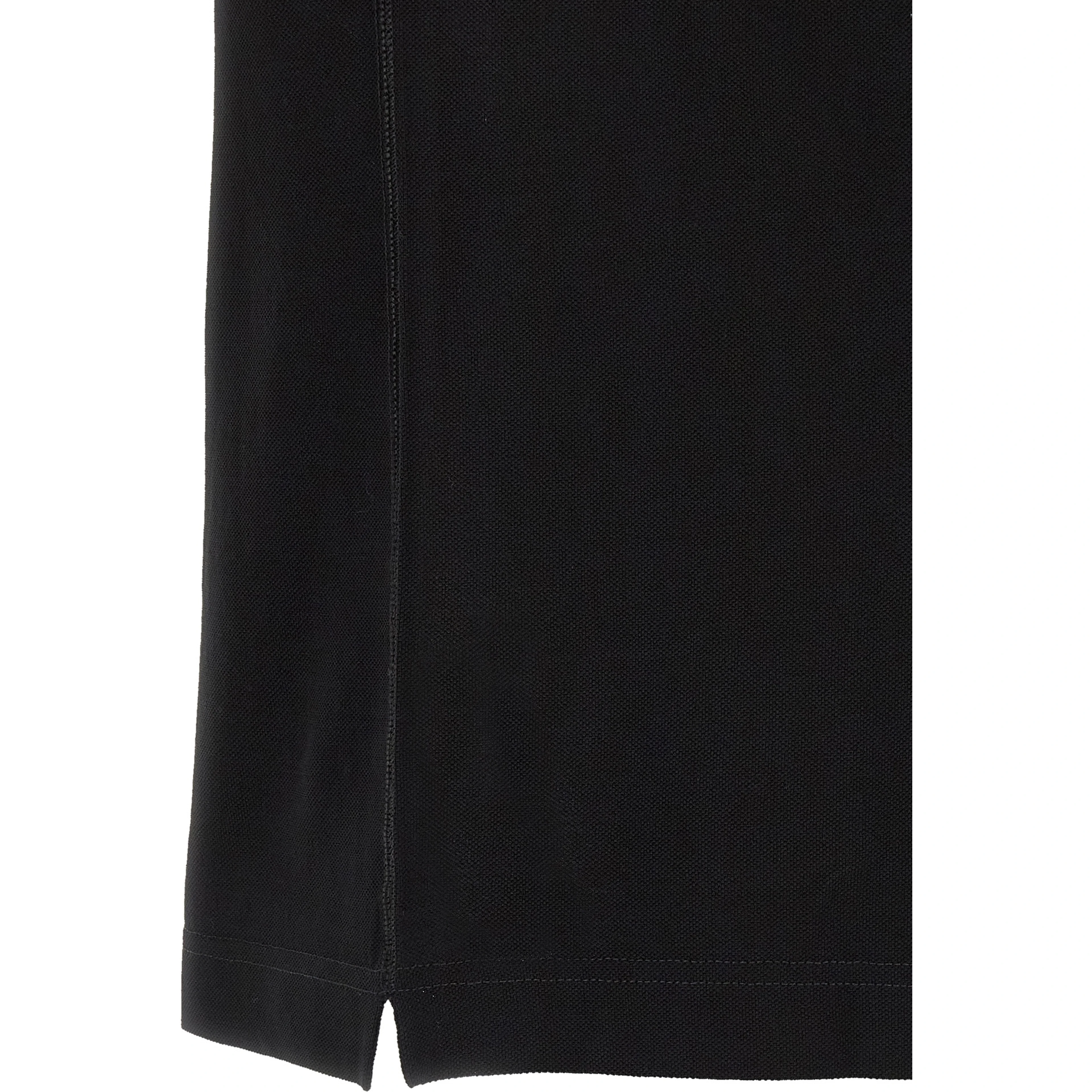 Black Cotton Polo Shirt
