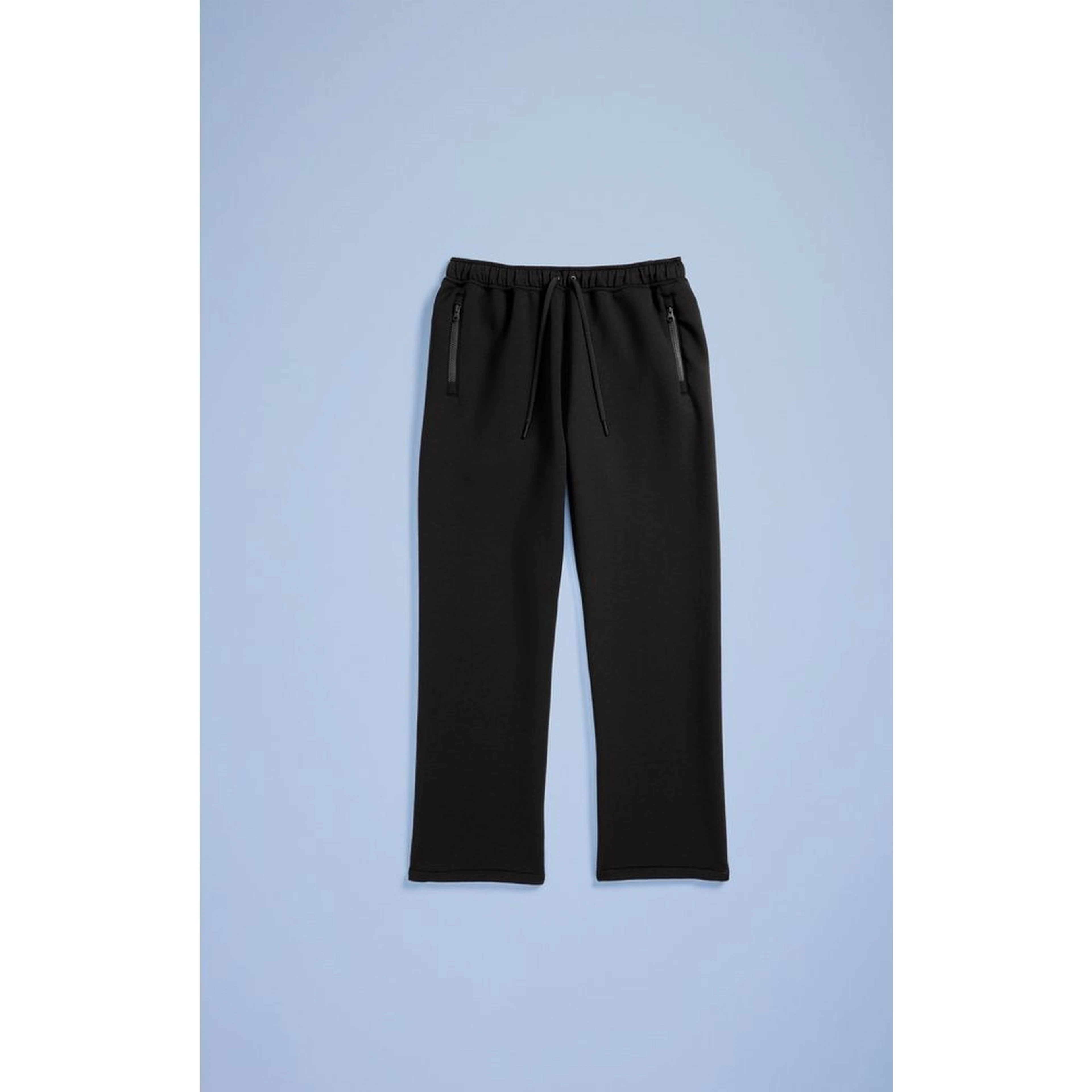 Blue Polyester Joggers (Workout Pants)