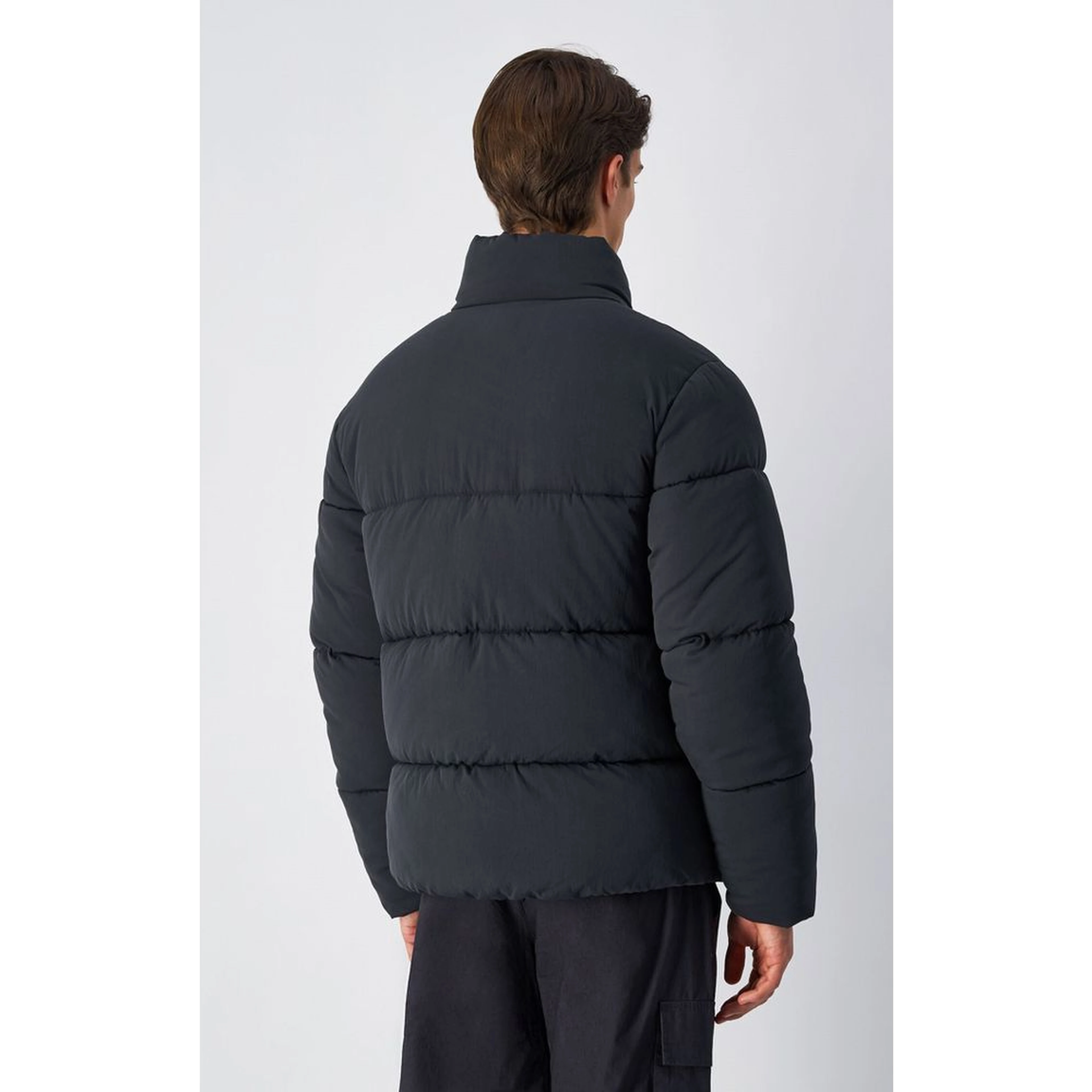 Black Polyamide Parka