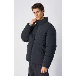 Black Polyamide Parka
