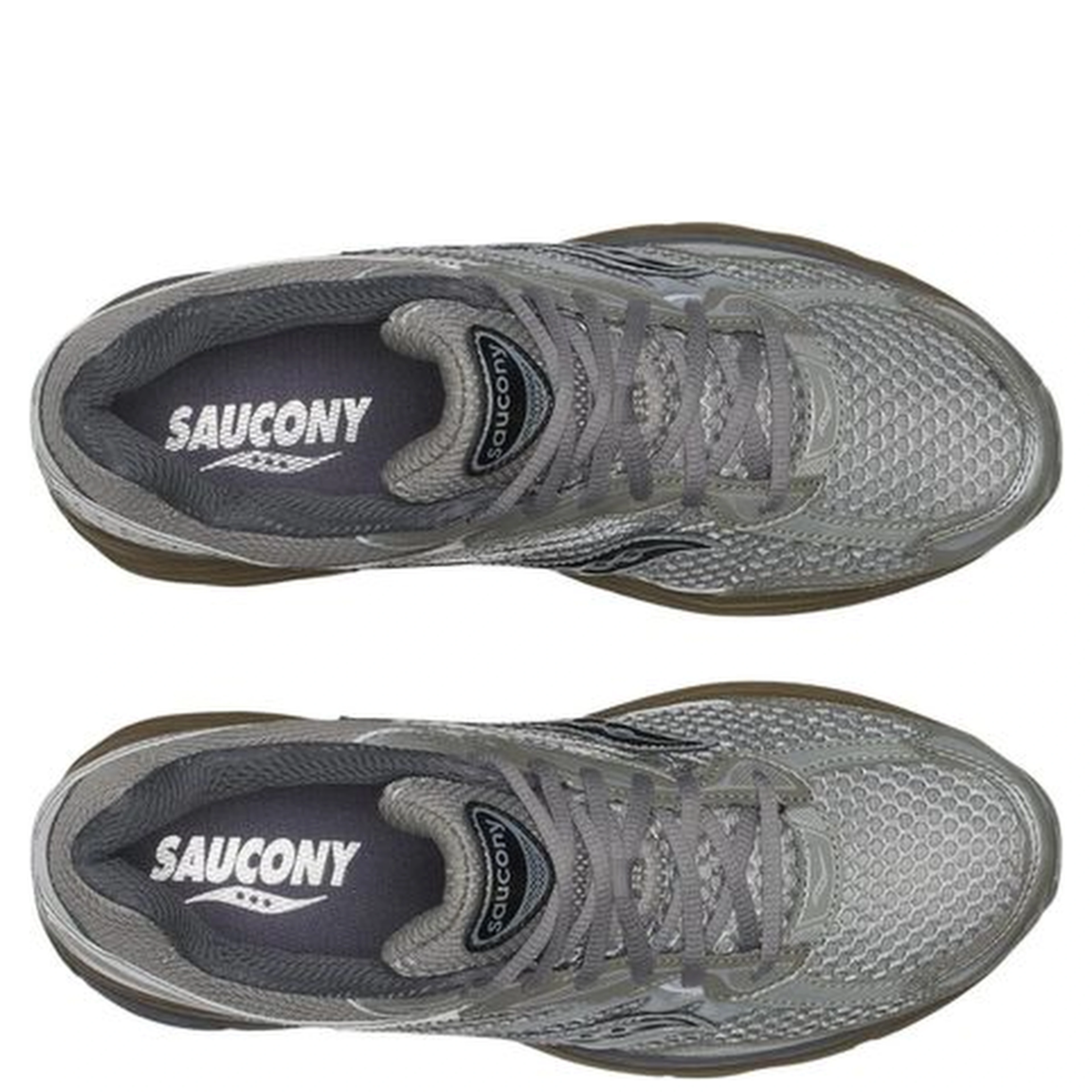 Silver Synthetic Athletic Sneakers