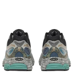 Gray Synthetic Athletic Sneakers