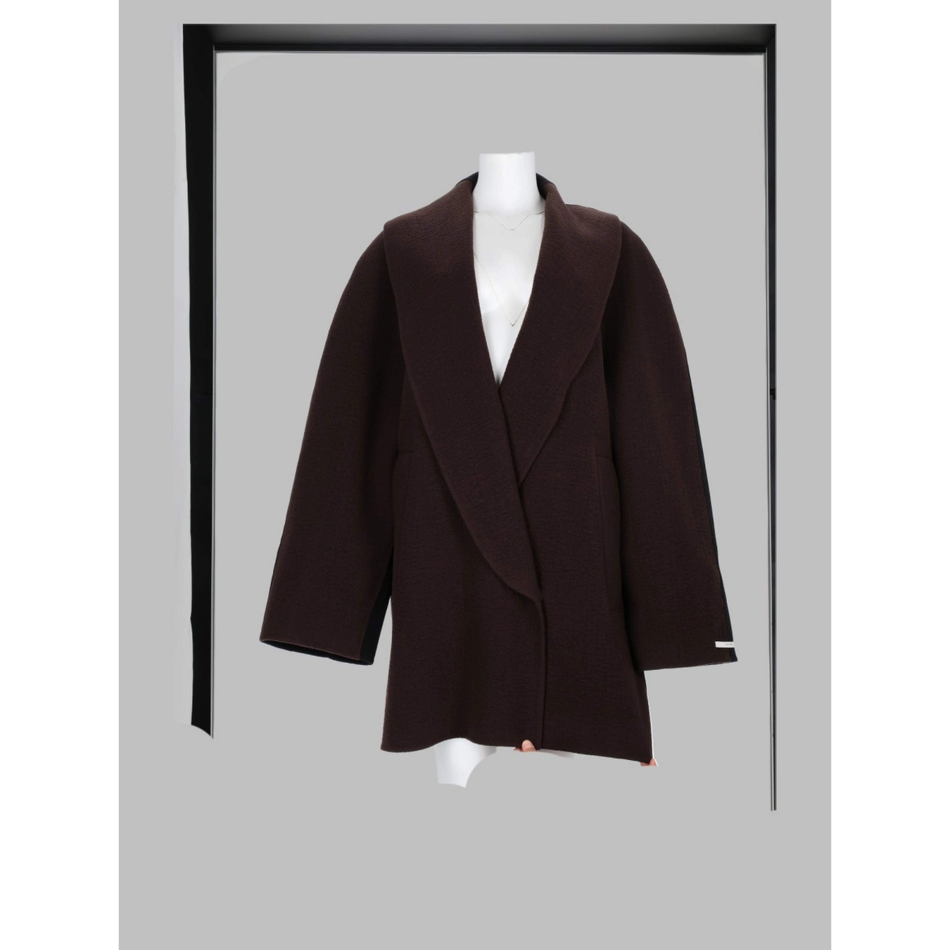Cappotto Doppiopetto In Lana e Cashmere