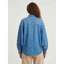 Blue denim shirt