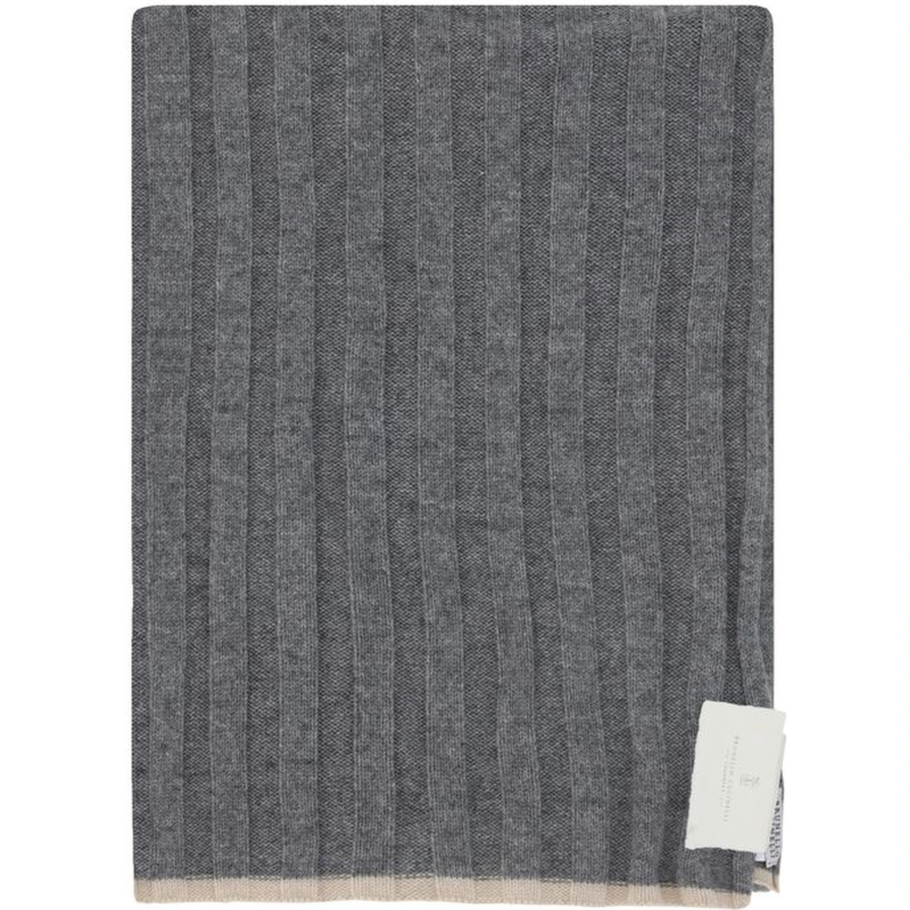 Gray Cashmere Scarf