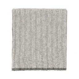 Gray Cashmere Scarf