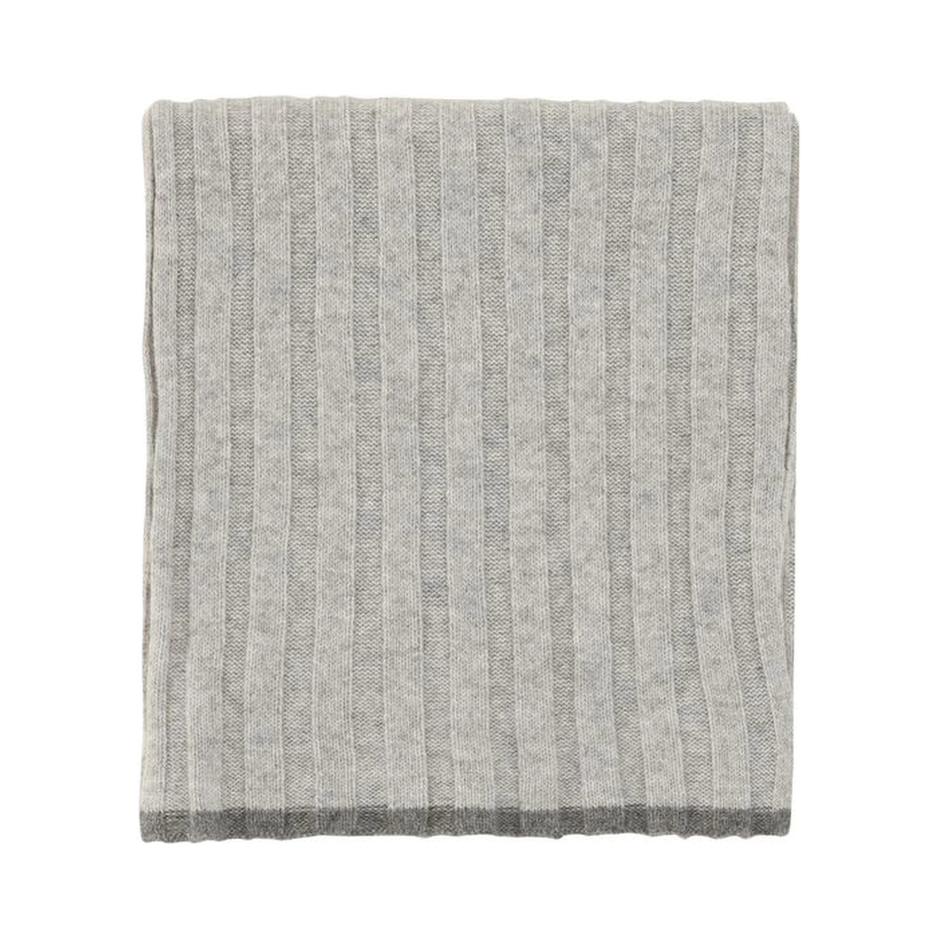 Gray Cashmere Scarf