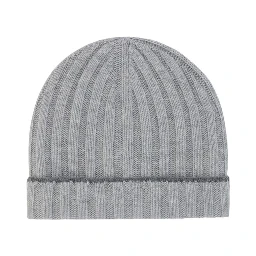 Gray Cashmere Beanie