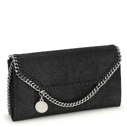 Black Polyester Shoulder Bag