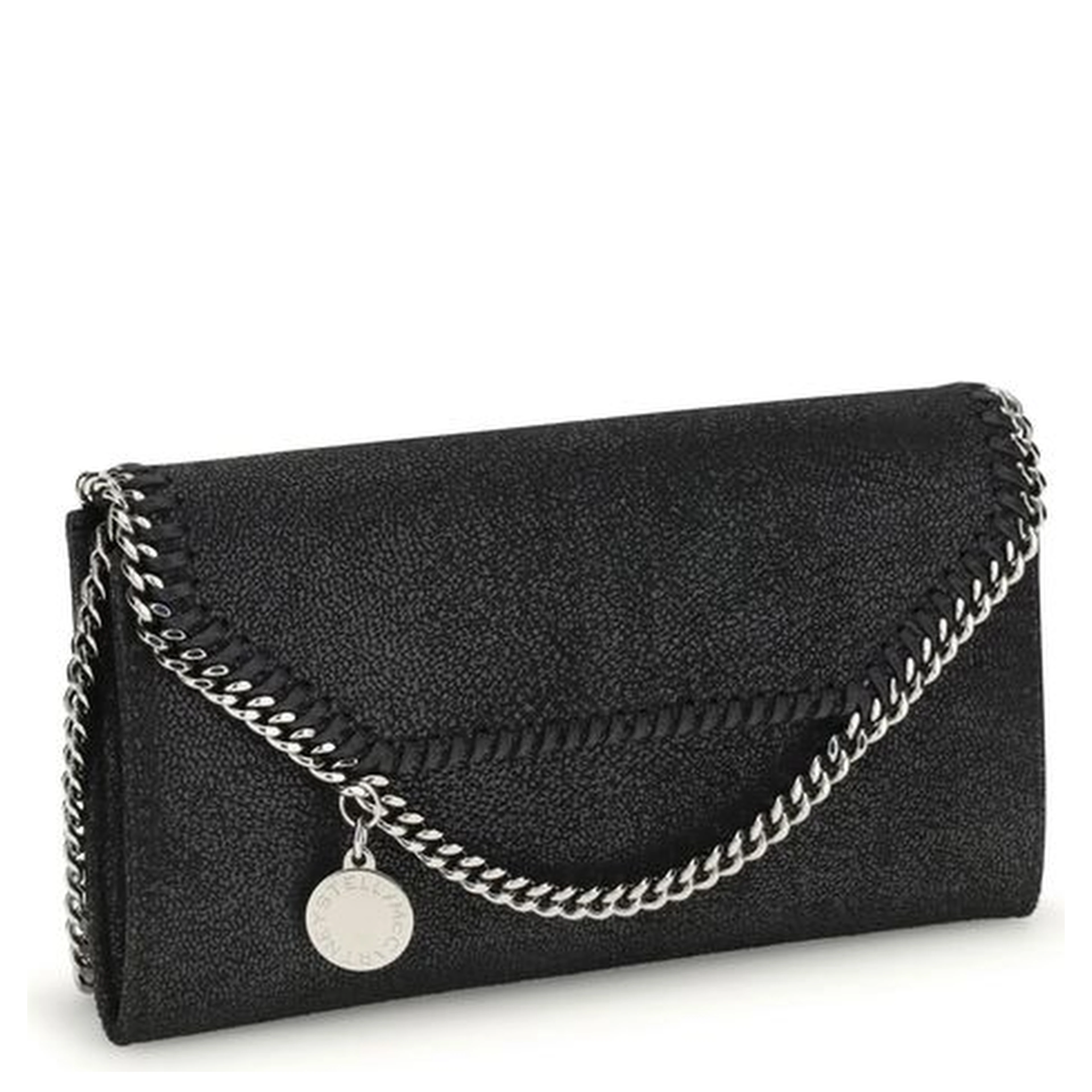 Black Polyester Shoulder Bag