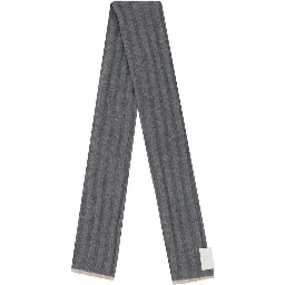 Gray Cashmere Scarf