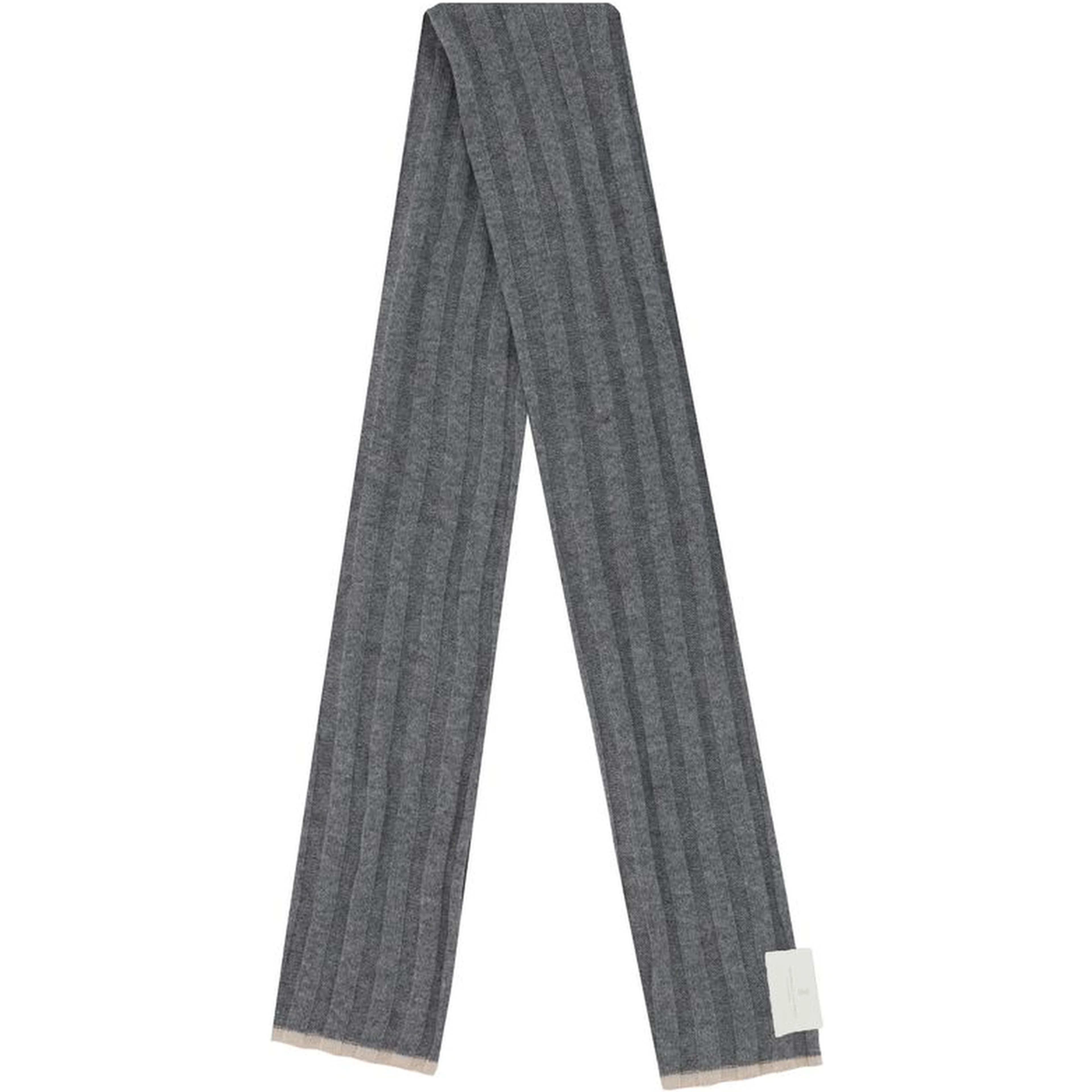 Gray Cashmere Scarf