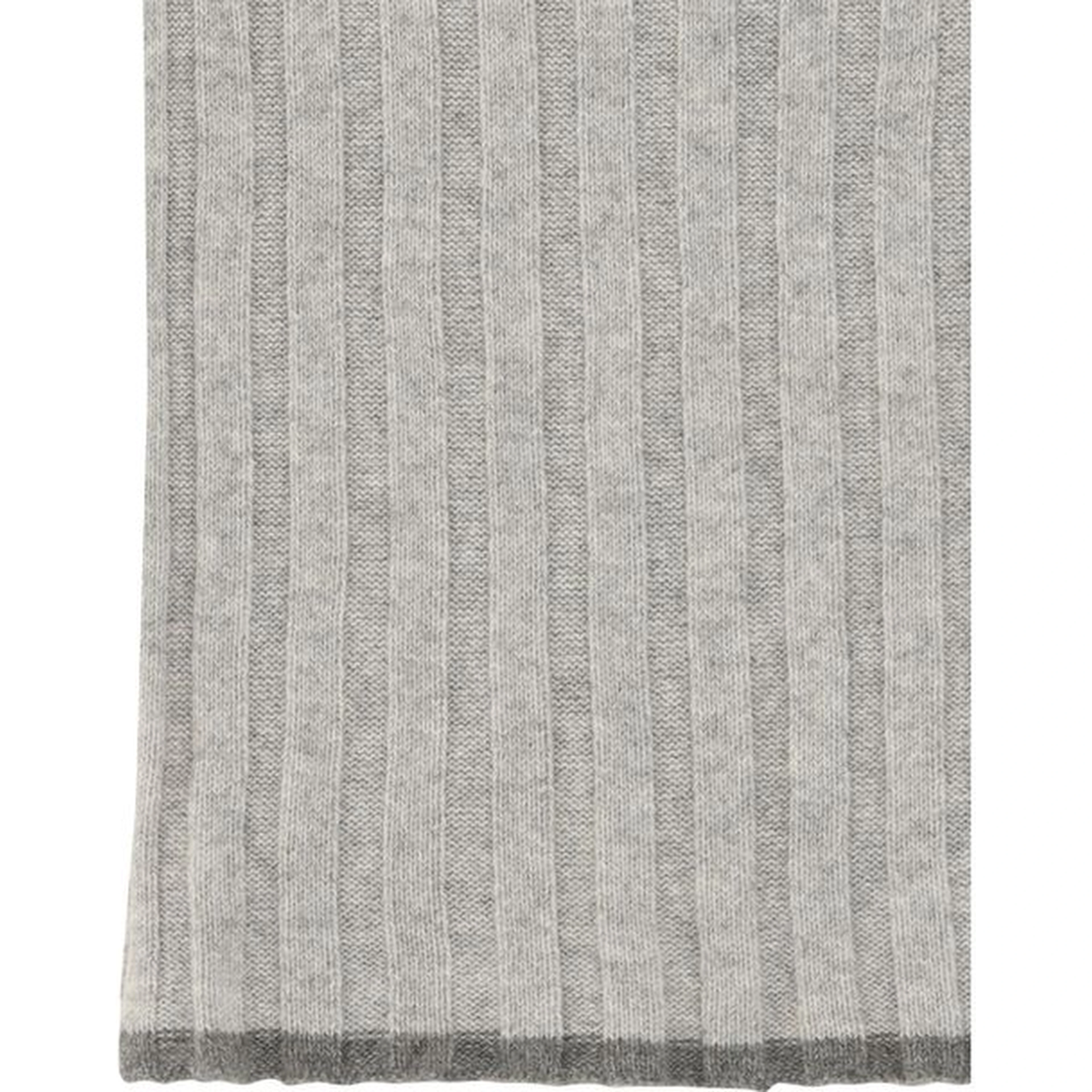 Gray Cashmere Scarf