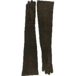Brown Lamb Leather Gloves