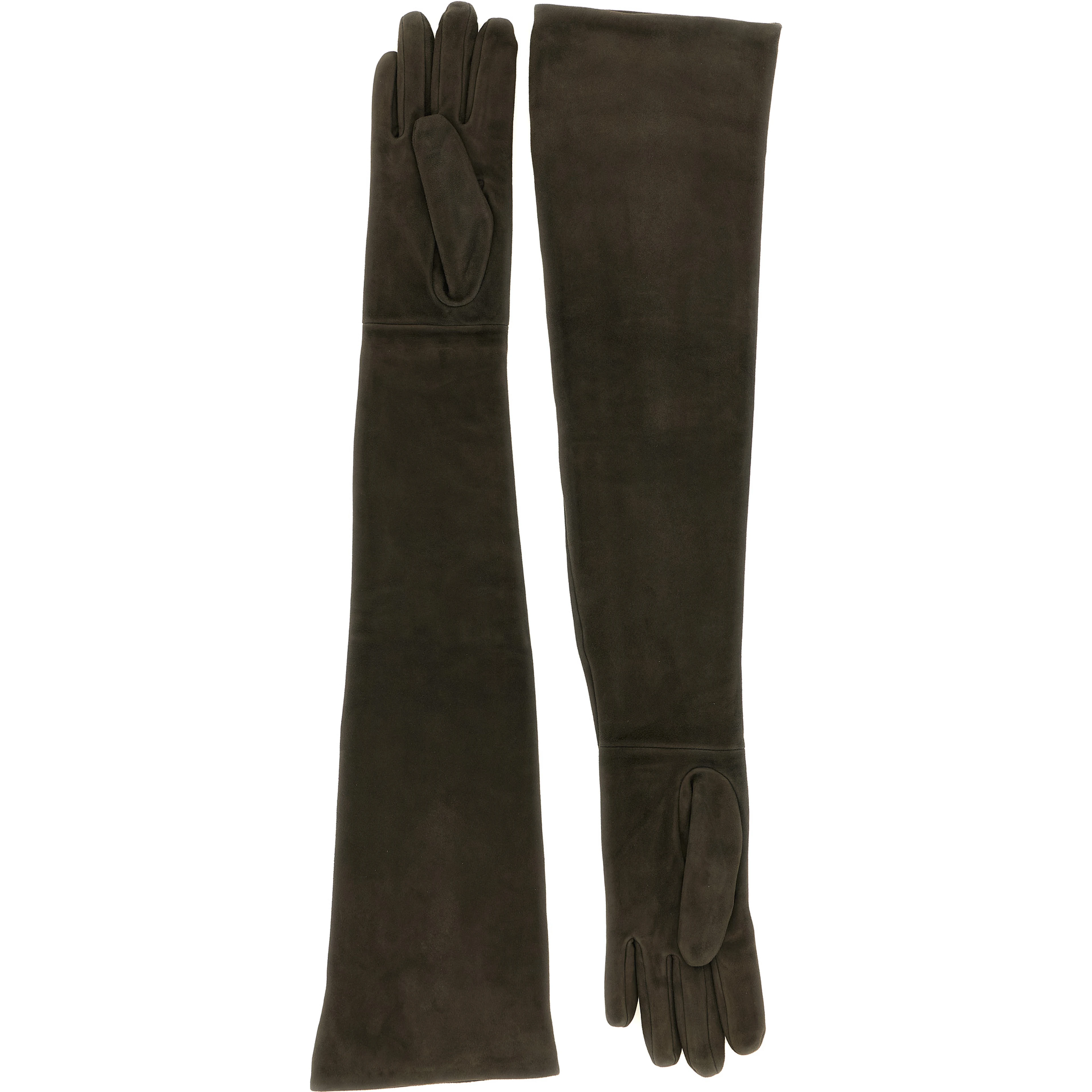 Brown Lamb Leather Gloves